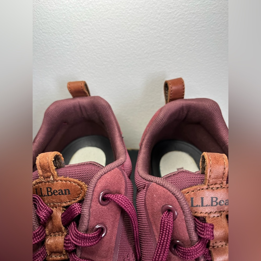 EUC LL Bean. Maroon Burgundy Stone Coast Comfort Shoe Sneakers. Size 11. - Picture 12 of 12